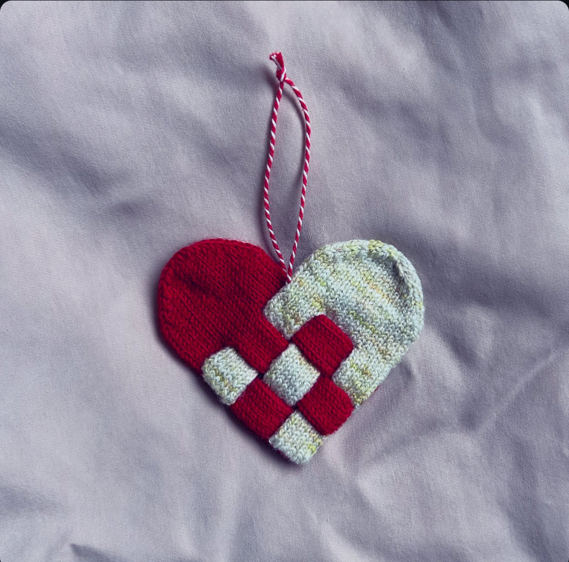 Flettet julehjerte opskrift